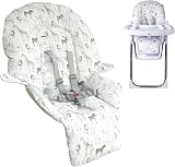 My Babiie MBHC8 Premium Highchair Seat Cover with 5-Point Harness Safari view 1