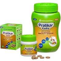 Pratikar Ayurvedic Immunity Booster Tablets 30 & Pratikar Ayurvedic Immunity Booster Kadha 100 grams (Combo Pack)