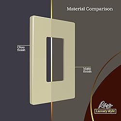 ENERLITES Rêve Collection Luxury Decorator Switch