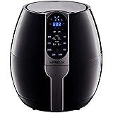 GoWISE USA 3.7-Quart Programmable Air Fryer with 8 Cook Presets, GW22638 - Black