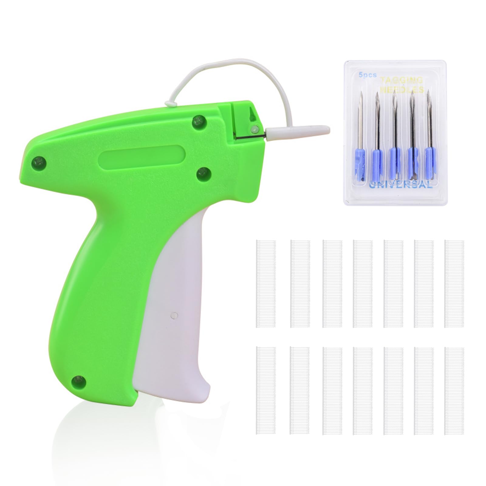 ZHIQIN Tag Gun Clothes Tagging Gun Tag Gun For Clothes + 5 Replacement Needle +1000 Tags Barbs For Clothes Tags Price Tags Brand Label Tag Garment Clothing Price