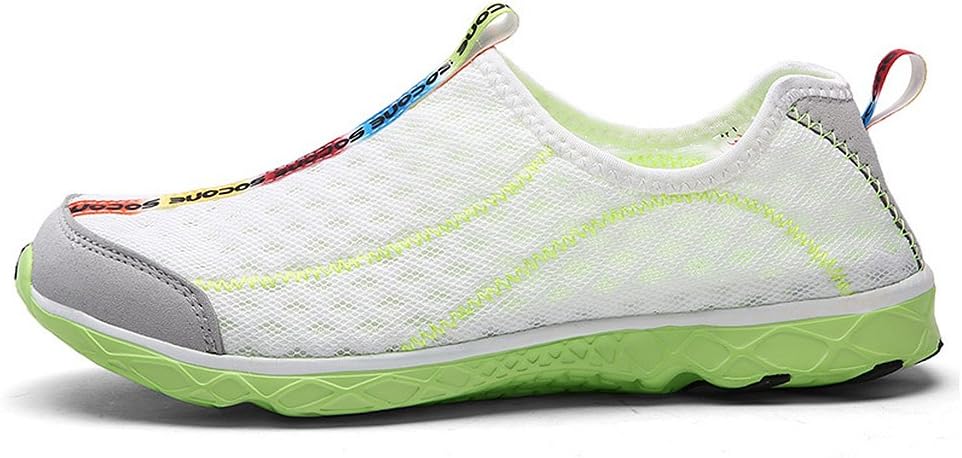 Arcweg Mens Womens Water Shoes Breathable Slip on Beach Shoes Non-Slip Aqua Shoes with Drainage Holes Summer Quick Drying in UK Sizes 3.5-12