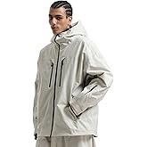 GSOU SNOW Snowboard Jacket Men Baggy Ski Jacket Waterproof Snow Coat Insulated Hooded Clothes for Winter Outdoor