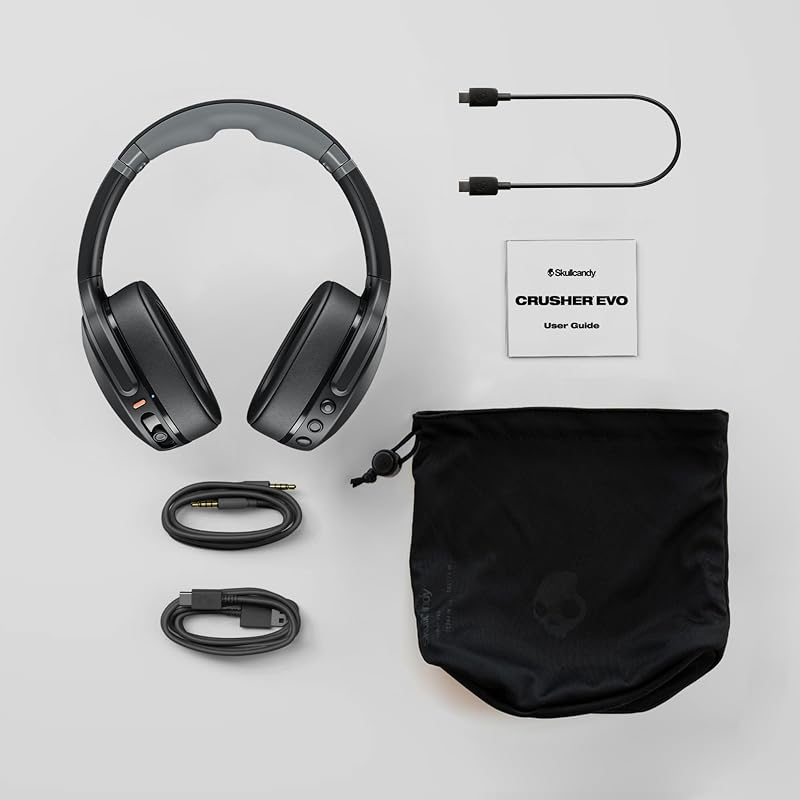 Crusher Evo Wireless Bluetooth-Kopfhörer - Schwarz