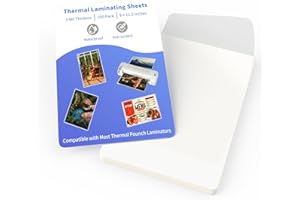 3 Mil Laminating Sheets,100 Pack Thermal Laminating Pouches, Clear Laminating Sheets, 9×11.5 Inch Plastic Lamination Sheets f