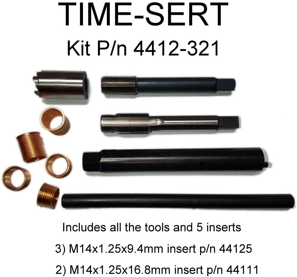 TIMESERT M14x1.25 spark plug thread repair kit p/n 4412321 Amazon.co