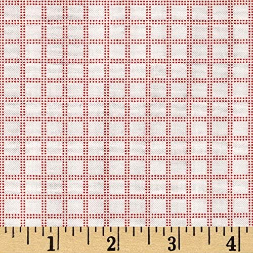 Windham Fabrics 0454052 Candy Land Plaid Grid Watermelon Fabric by The Yard