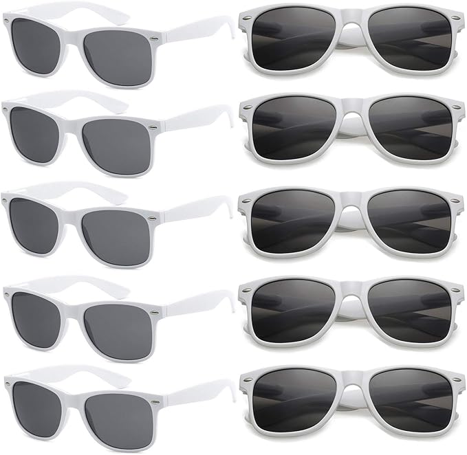 Retro Sunglasses Bulk for Kids Adults Novelty Party Favors Glasses10