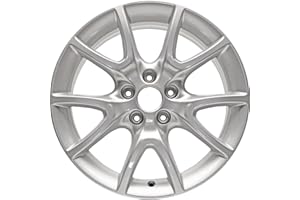 PART SYNERGY Partsynergy Replacement For New 17 Inch Aluminum Wheel Rim Fits 2013-2016 Dodge Dart 5 Lug 110mm 10 Spokes 17x7.5 inch