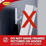 Command Outdoor Large Brushed Nickel Metal Hook with Strips Holds 2.2 Kg view 7