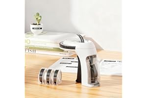 3D Classic Embossing Label Maker Machine with Tapes, Omega S Handheld Embosser Labeler with 3 Rolls 9mmx3m Labels for Home an