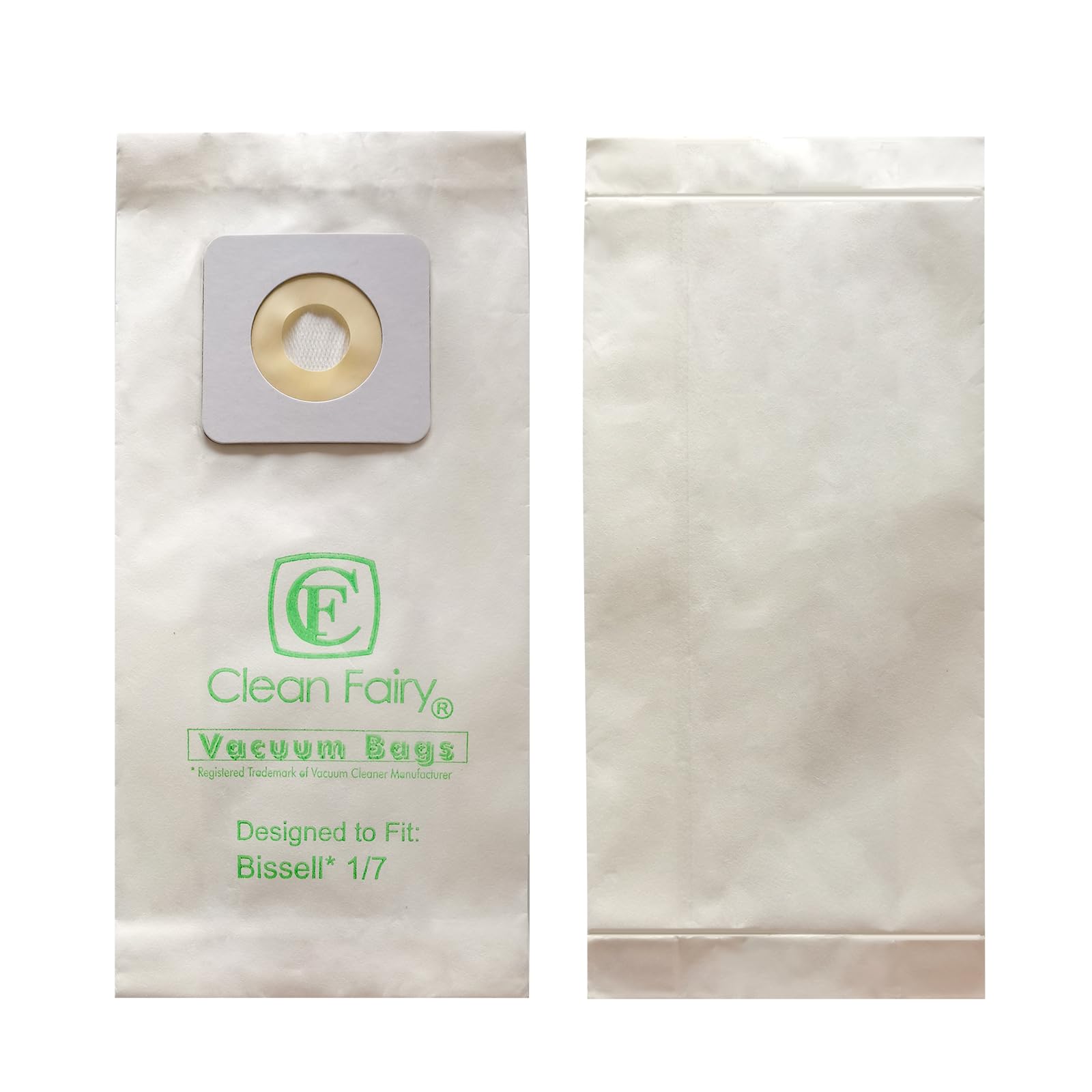 Photo 1 of CF Clean Fairy 20Pack Replacement Bissell Style 1&7 Bags for PowerForce 1739 3522 3525 71Y7 PowerGlide 3545 Plus 3350 3550 3553 Lift-Off 3554 Powertrak 6592 Powerlifter Pet 2019 Series Upright Vacuums