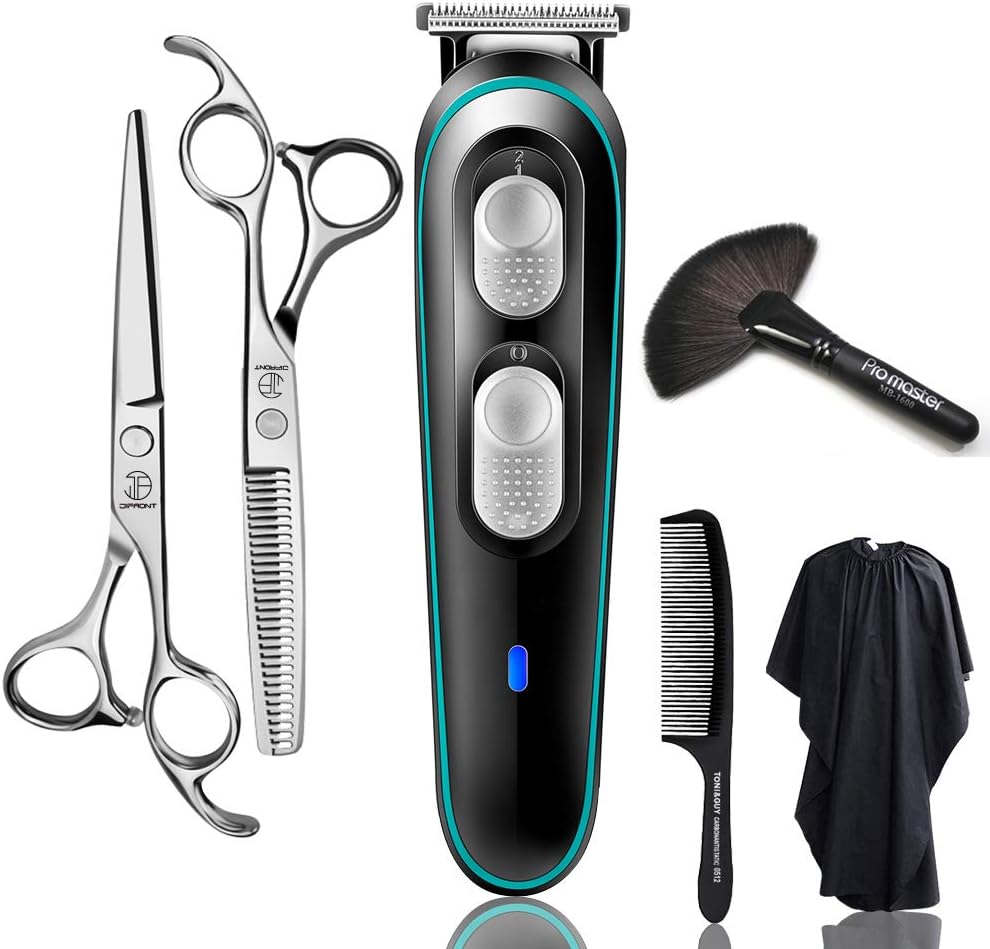Hair Clippers for Men Cordless Professional Barber Salon Hair Trimmer Grooming Cutting Kit Waterproof USB Rechargeable