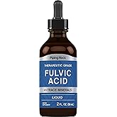 Piping Rock Liquid Fulvic Acid Drops | 2 fl oz | with Trace Minerals | Ionic Supplement | Vegetarian, Non-GMO &amp; Gluten Free