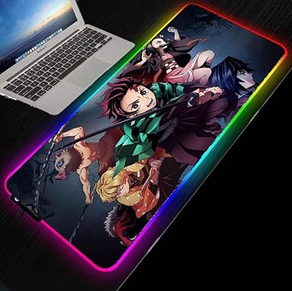 Amazon Mouse Pads アニメロッキングエッジナチュラルラバーrgbマウスパッド防水ゲームデスクマウスパッドキーボードマット Size 1 600x300x4mm Hysnzjk マウスパッド 通販