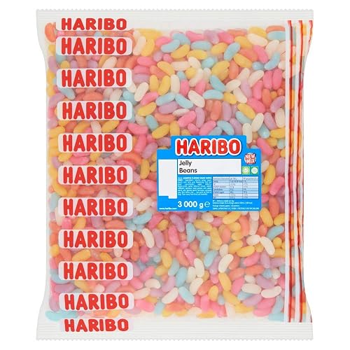 HARIBO Jelly Beans – Fruity and Chewy Sweets – 3kg Bulk Bag