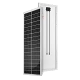 RICH SOLAR MEGA 100 Slim 100 Watt 12 Volt Monocrystalline Solar Panel for RV, Trailer, Motorhome