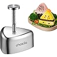 choxila Onigiri Mold, Stainless Steel Rice Ball Mold Sushi Maker, Classic Triangle Spam Musubi Mold for Kids Lunch Bento and Home DIY