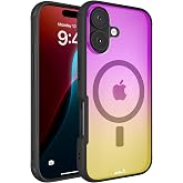 Mous for iPhone 16 Clear Case MagSafe Compatible - Clarity Iridescent - Shockproof &amp; Scratch Resistant
