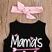 Doing Newborn Baby Girls Infant Sleeveless Rompers Jumpsuit Bodysuit Outfits Clothes with Headband (6-12M)