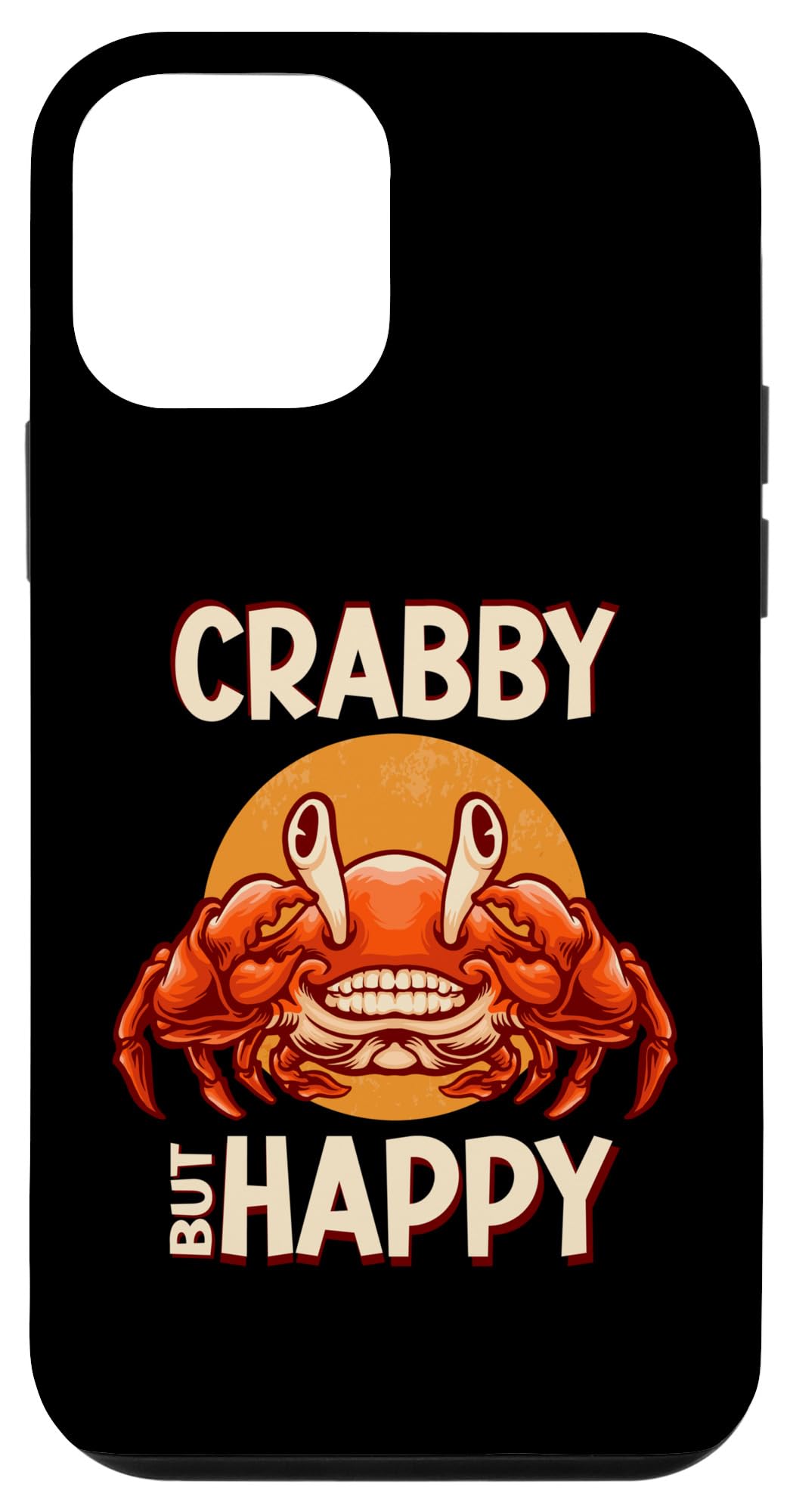 iPhone 12 mini Crab Eating Crabby But Happy Funny Crab Case