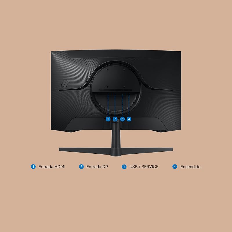 Monitor Curvo Gaming Odyssey G5 G55C QHD 27" con 165Hz y AMD Freesync