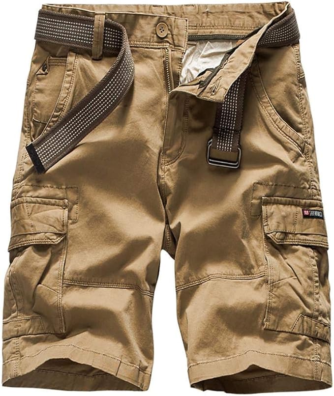 expandable waist cargo shorts