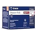 Trace Minerals | Power Pak Electrolyte Powder Packets | 1200 mg Vitamin C, Zinc, Magnesium | Boost Immunity, Hydration and Natural Energy | Cranberry | 30 Packets