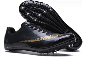 Track and Field Shoes Spikes Sneakers for Running Nails Race Shoes Training Sprint Athletic Lightweight Student Competition