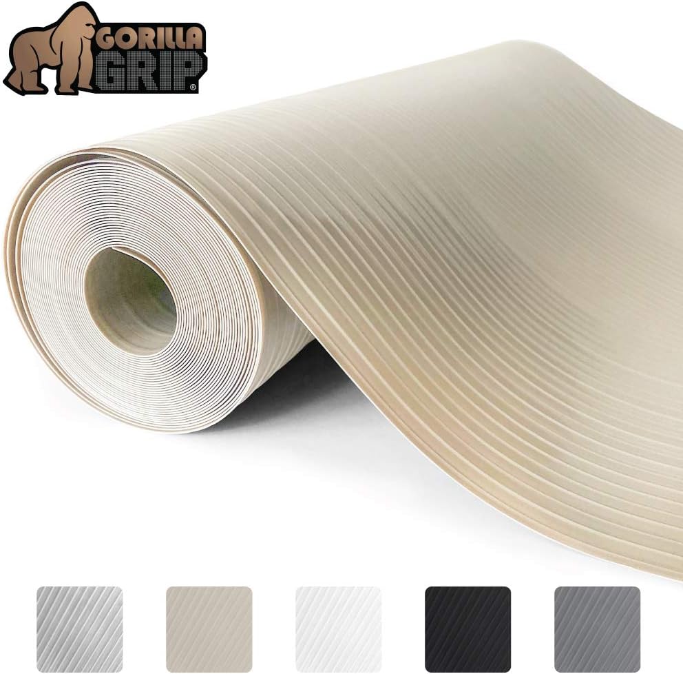 Gorilla Grip Ribbed Top Drawer and Shelf Liner, Non