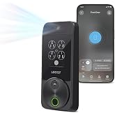 Lockly Visage Zeno Smart Lock - Facial Recognition &amp; Fingerprint Deadbolt | Keyless Entry Door Lock for Front Door Supports Apple Home Key/Alexa/Google, PIN Genie Keypad, App Control, Easy Install