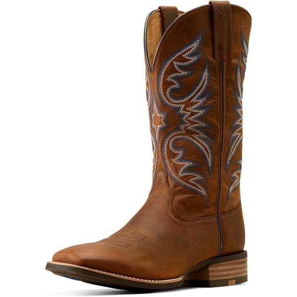 Amazon.com | ARIAT BMVY9 Mens Layton Western Boot Weathered  display picture 1