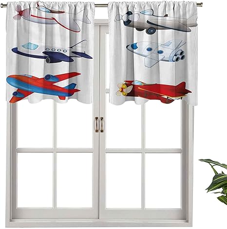 Hiiiman Cenefas cortas rectas para barra de cocina con bolsillos