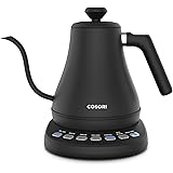 COSORI Electric Gooseneck Kettle with 5 Temperature Control Presets, Pour Over Kettle for Coffee & Tea, Hot Water Boiler, 100