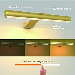 TINTINDOC Picture Light Rechargeable Wireless