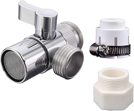 HSTYAIG - Grifo de latón para fregadero de cocina o baño, adaptador de