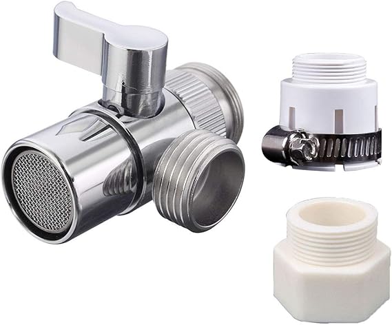 HSTYAIG - Grifo de latón para fregadero de cocina o baño, adaptador de