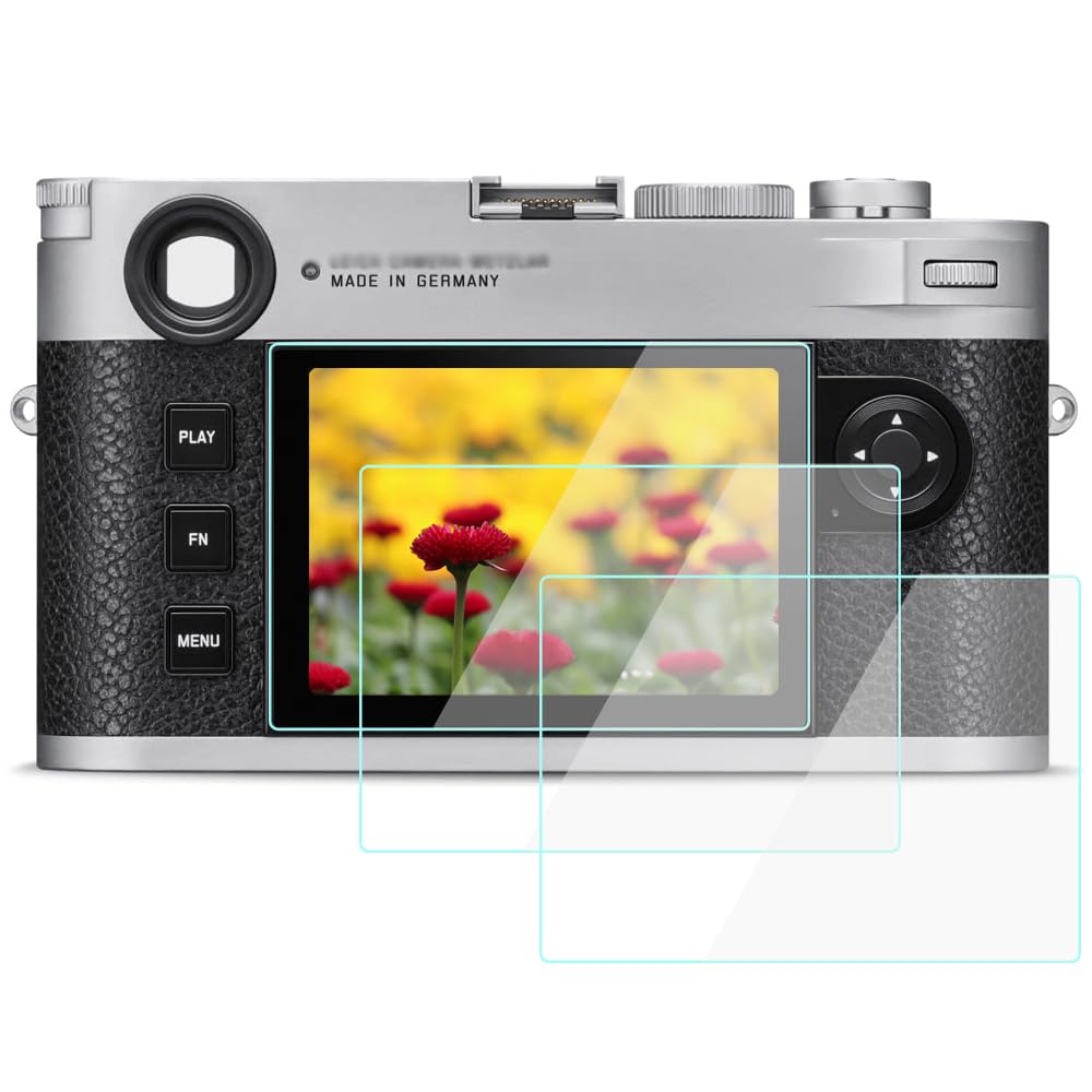 YRTIYO Screen Protector Compatible for Leica M11 Digital Camera, 9H Tempered Glass Anti-Scrach Anti-Bubble Anti-Dust (3 Pack)