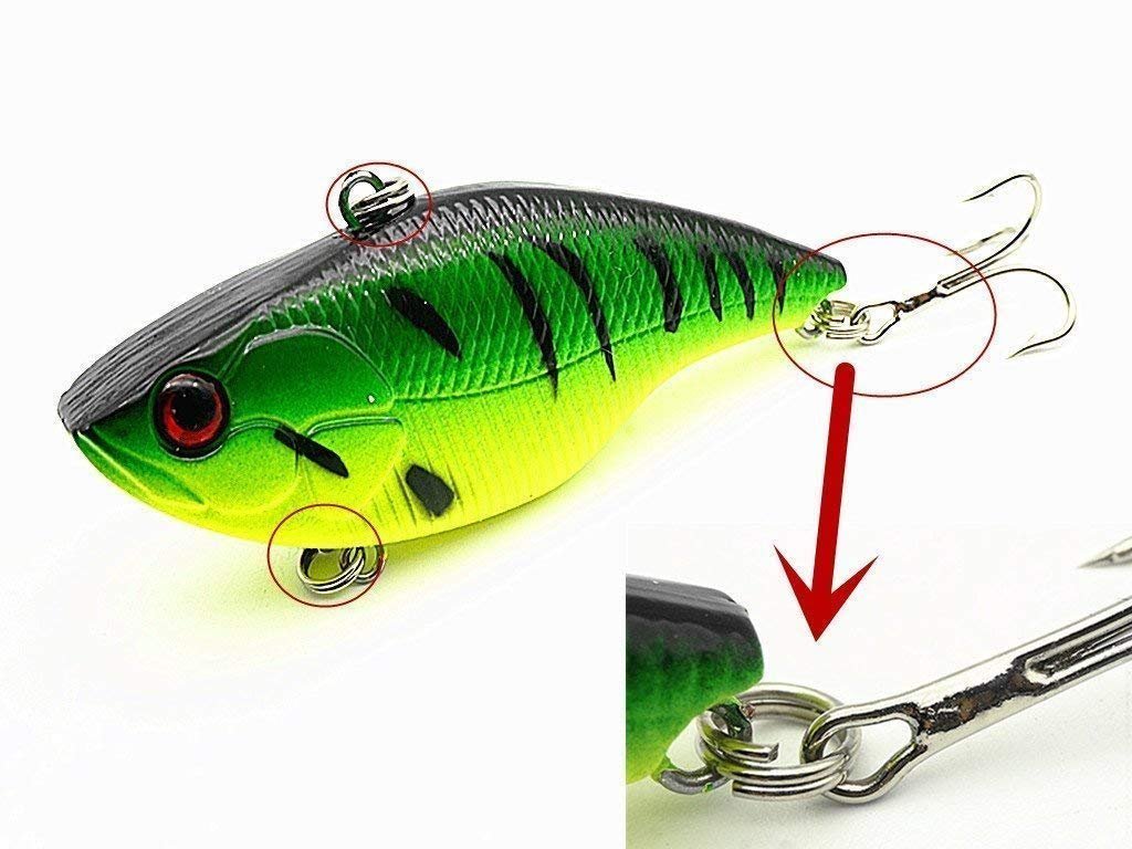 円高還元 スイベルスナップ 10 Scjステンレススチールダブル釣りスプリットリングkit Fishingルアーフックコネクター高強度分割リング ダブルループジャンプリング直径5 Mm B07g38vbgq 3年保証