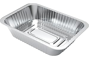 SEAVERRS 20 Pack Drip Pan Liners for Ninja OG850/OG951 Woodfire Outdoor Grill & Smoker - Compatible with OG800 and OG900 Series - Disposable Aluminum Foil Grease Tray,Silver