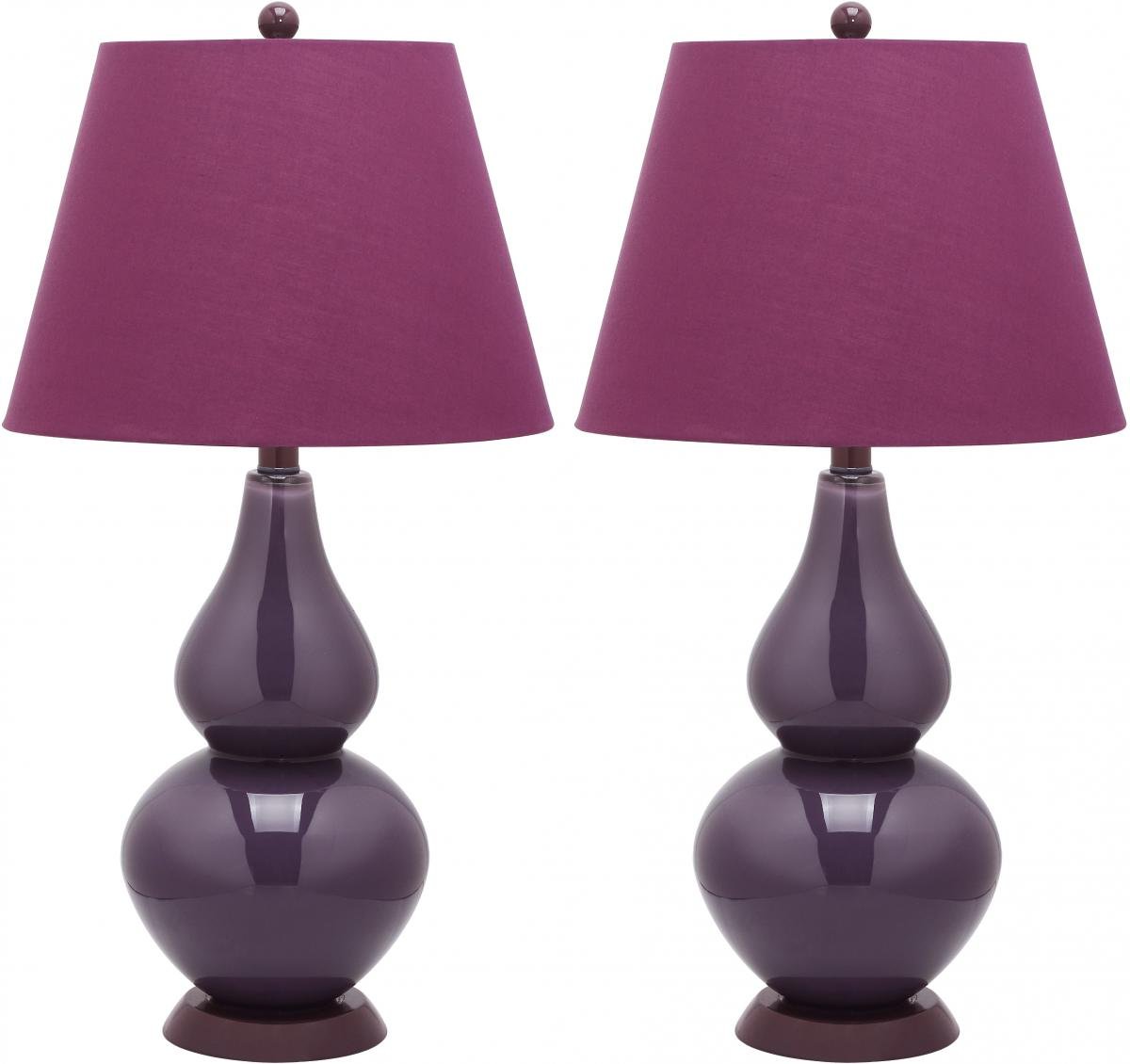 Best Safavieh Table Lamp (Set Of 2) Plum