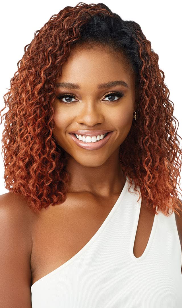 Photo 1 of quick weave Outre Synthetic Wet & Wavy Style Half Wig - DEEP CURL 14" (S4/30)
