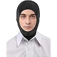 Seeksmile Unisex Spandex Zentai Hood Mask for Halloween Cosplay Costume Hood Open Face Faceless Mask