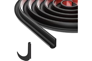 J-Shape Rain Gutter,Easy to Install Flexible Drip Rail,Rain Diverter Strip to Control Water Runoff for Cars,Trucks,RVs,Vans,B