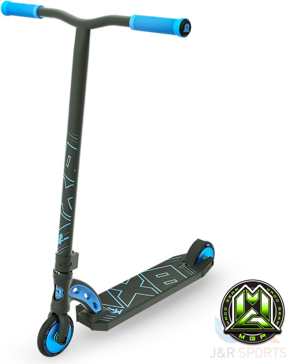 Madd Gear MGP VX8 Pro Stunt Scooter - Black/Blue