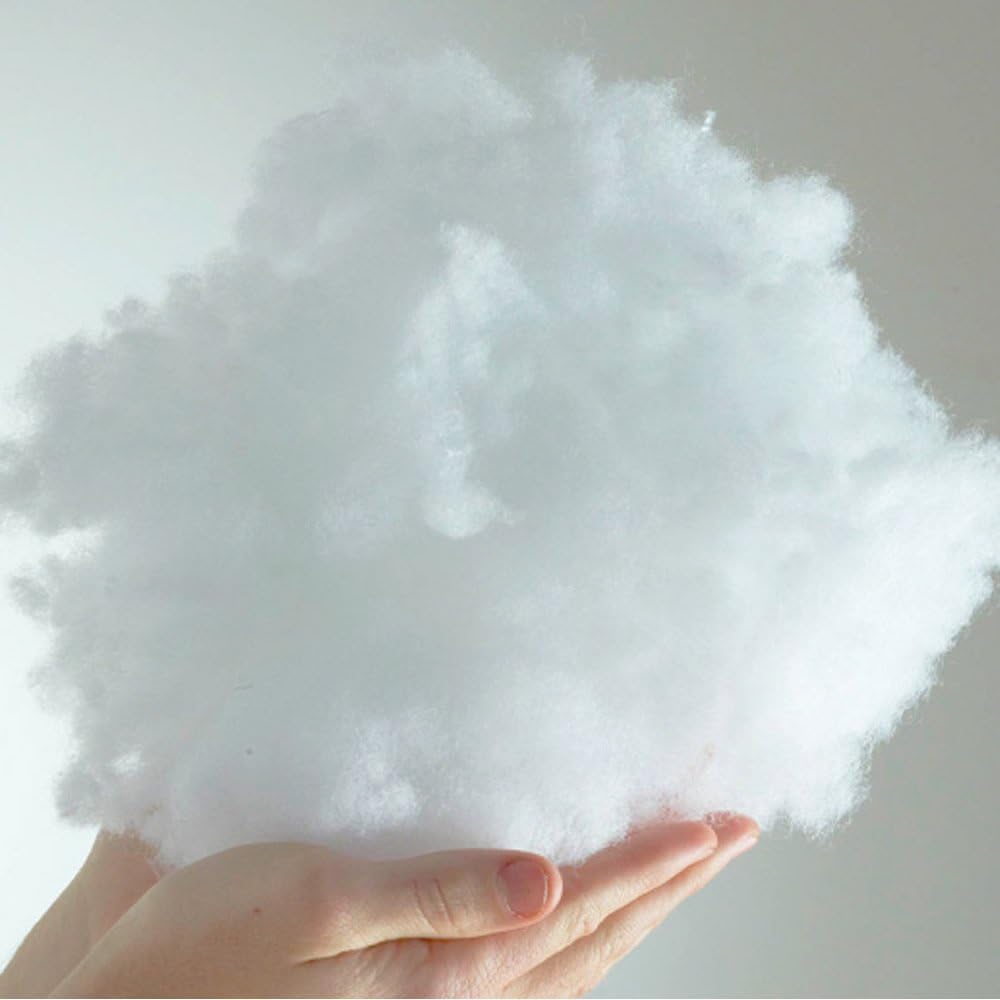 2 KG Hollow Fibre Stuffing/Filling/Fill Toys, Pillows, Cushion Covers,Polyester Filling, Craft High Grade Filling