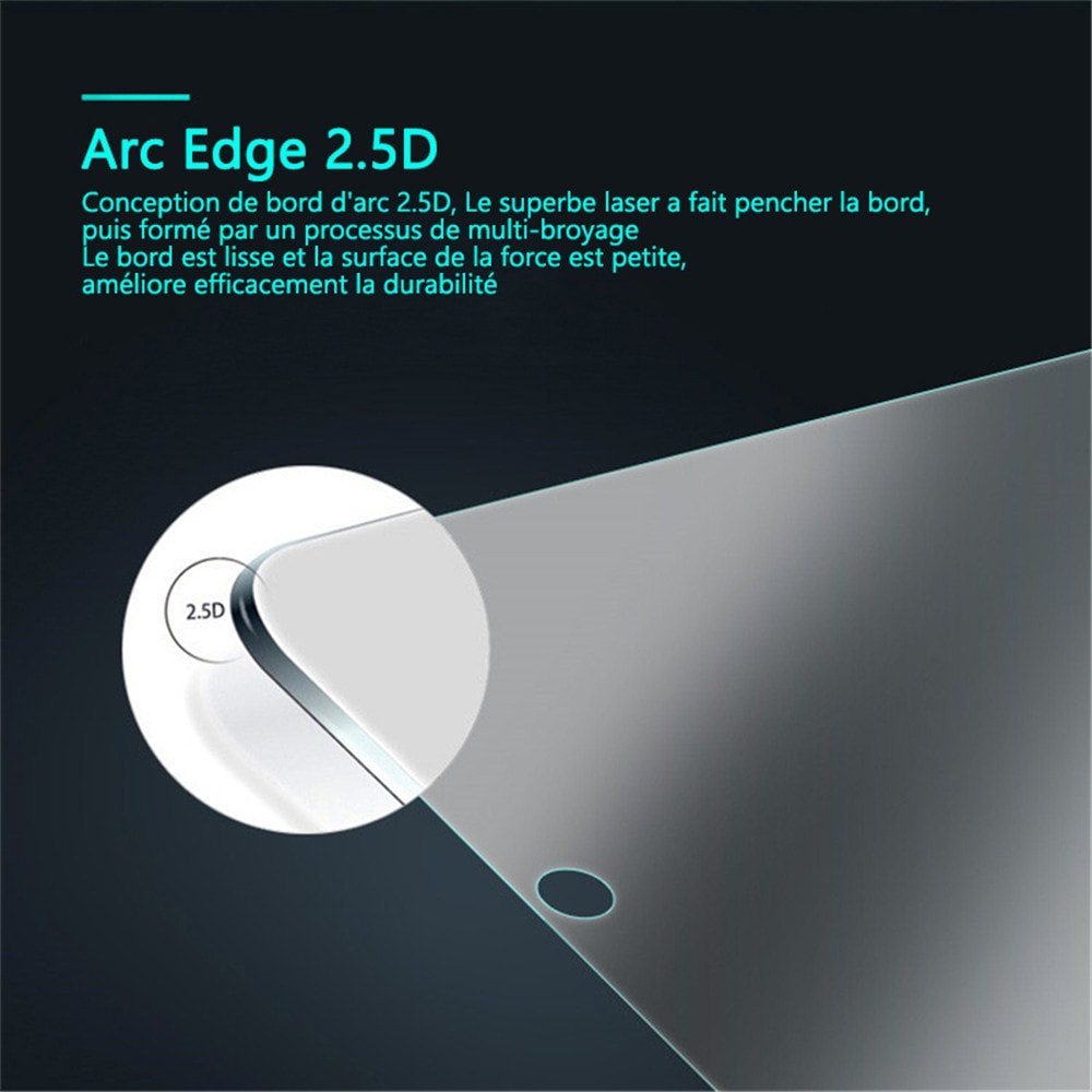 ZEBLUN Verre Trempé iPad 2017/2018 - Film Protection Ecran iPad Air 2/1, iPad Pro 9.7, Glass Renforcé (x3), Screen Protector pour Nouveau Apple iPad 9.7 Pouces, Protecteur d\'Écran, Dureté 9H, Ultra Résistant 0.26 mm, Affichage Retina