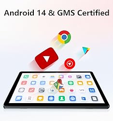 Android Tablet, 10.1 inch Android 14 Tablets 6GB