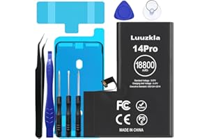 Luuzkla 18800mAh (2025 New Upgrade) Battery Compatible with iPhone 14 Pro, Super Capacity Battery Compatible with iPhone 14 Pro, with Full Tool Kits-0 Cycle High Capacity-24 Months Service
