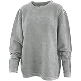 Royce Brand Women's Oversized Comfy Cord Knit Pullover Top